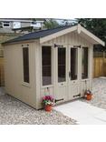 National Trust by Crane Garden Buildings Ickworth Summerhouse, 2.4 x 2.4m, FSC-Certified (Scandinavian Redwood), Wades Lantern