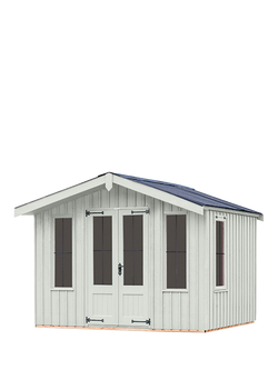 National Trust by Crane Garden Buildings Scandinavian Redwood Ickworth Summerhouse, 2.4 x 3m, Disraeli Green