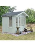 National Trust by Crane Garden Buildings Ickworth Summerhouse, 2.4 x 3m, FSC-Certified (Scandinavian Redwood), Disraeli Green