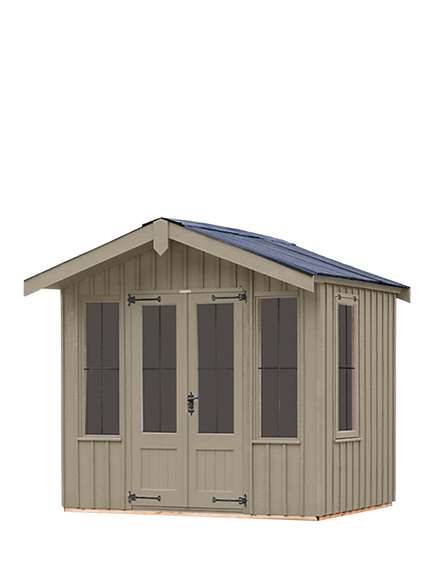 National Trust by Crane Garden Buildings Scandinavian Redwood Ickworth Summerhouse, 1.8 x 2.4m, Wades Lantern