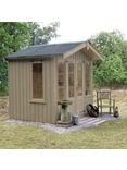 National Trust by Crane Garden Buildings Ickworth Summerhouse, 1.8 x 2.4m, FSC-Certified (Scandinavian Redwood), Wades Lantern