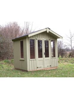 National Trust by Crane Garden Buildings Scandinavian Redwood Ickworth Summerhouse, 1.8 x 2.4m - view 2, Wades Lantern