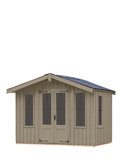 National Trust by Crane Garden Buildings Scandinavian Redwood Ickworth Summerhouse, 1.8 x 3m, Wades Lantern