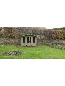 National Trust by Crane Garden Buildings Scandinavian Redwood Ickworth Summerhouse, 1.8 x 3m - view 2, Wades Lantern