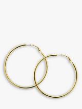 Melissa Odabash Large Polished Hoop Earrings