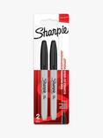 Sharpie Permanent Marker, Black, Pack of 2