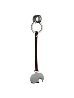 Georg Jensen Nellephant Keyring, Silver