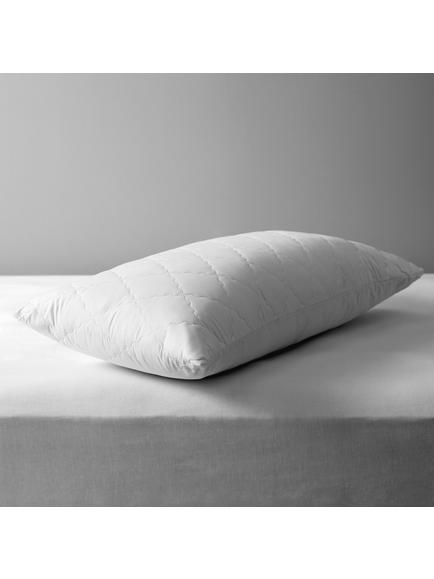 John Lewis Synthetic Soft Touch Washable Quilted Kingsize Pillow Protector, Pair - view 2, White