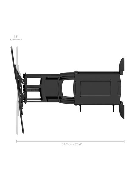 AVF JNL454 Multi Position Wall Mount for TVs 26" to 65", for Solid & Stud Walls, Black - view 2, Black