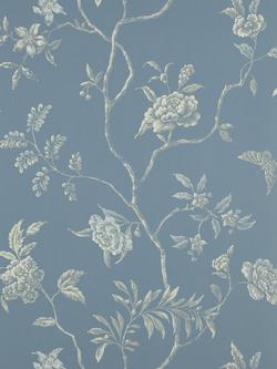 Colefax and Fowler Delancy Wallpaper, Blue, 07128/03