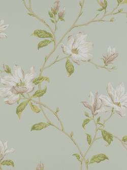 Colefax and Fowler Marchwood Wallpaper, Aqua, 07976/02