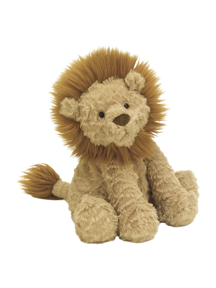 Jellycat Fuddlewuddle Lion Soft Toy, Medium, Brown/Beige, 