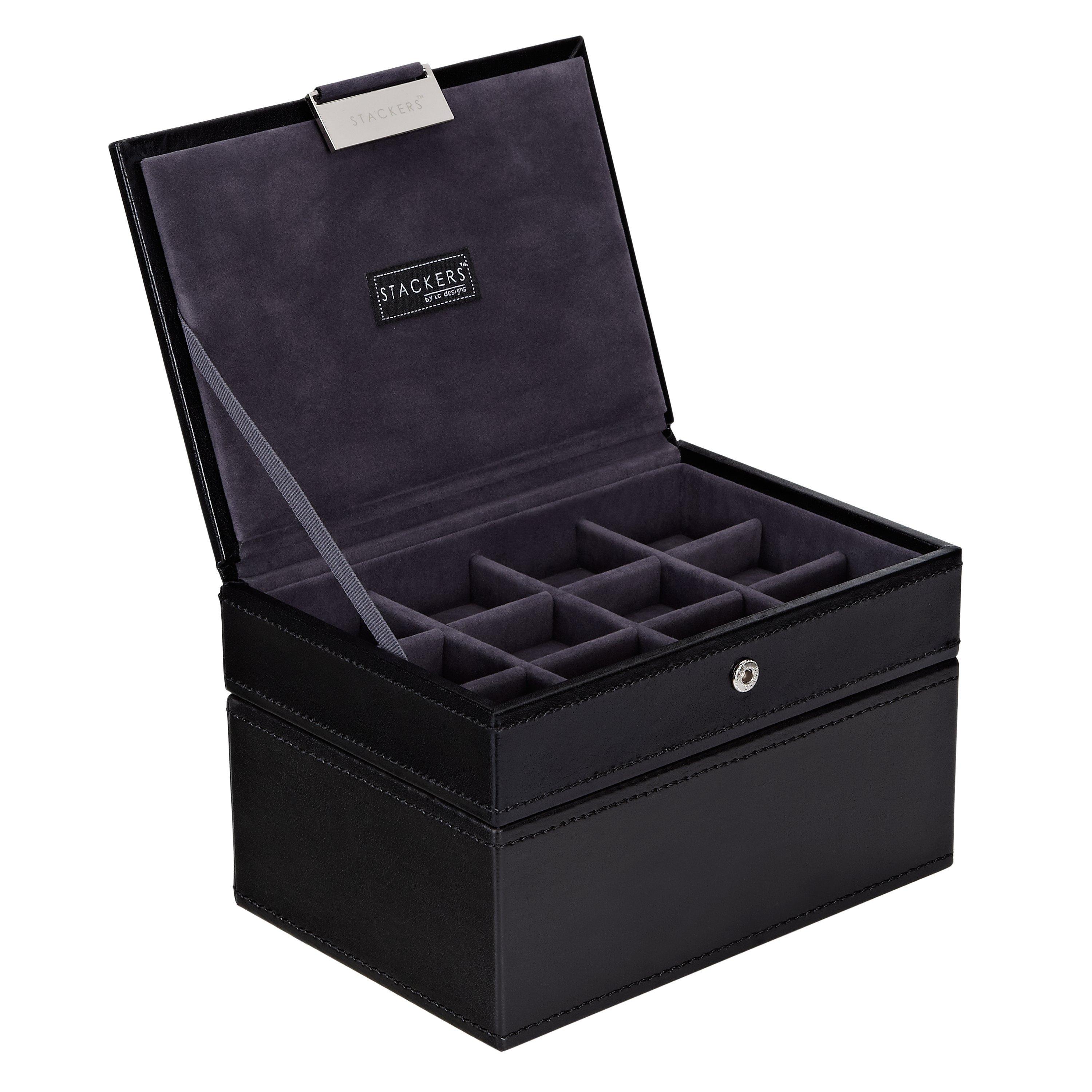 Stackers Men's Accessory Box, Black