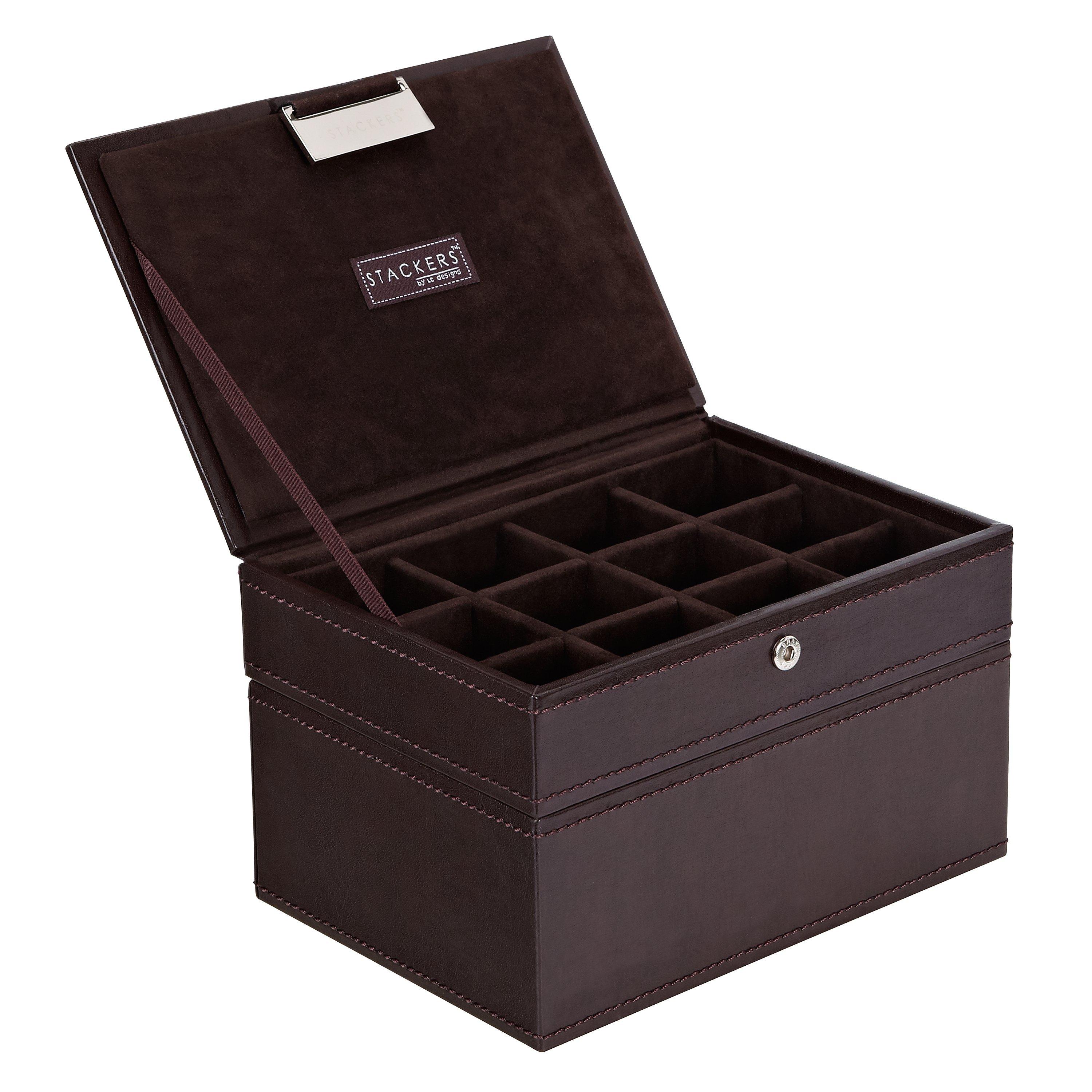Stackers Men's Accessory Box, Brown