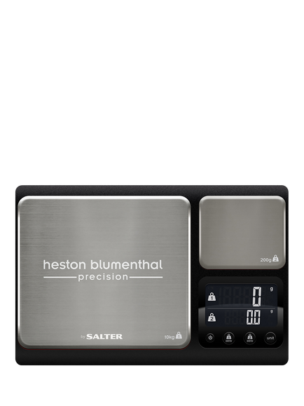 Heston Blumenthal by Salter Dual Precision Digital Scale, 10kg, Silver