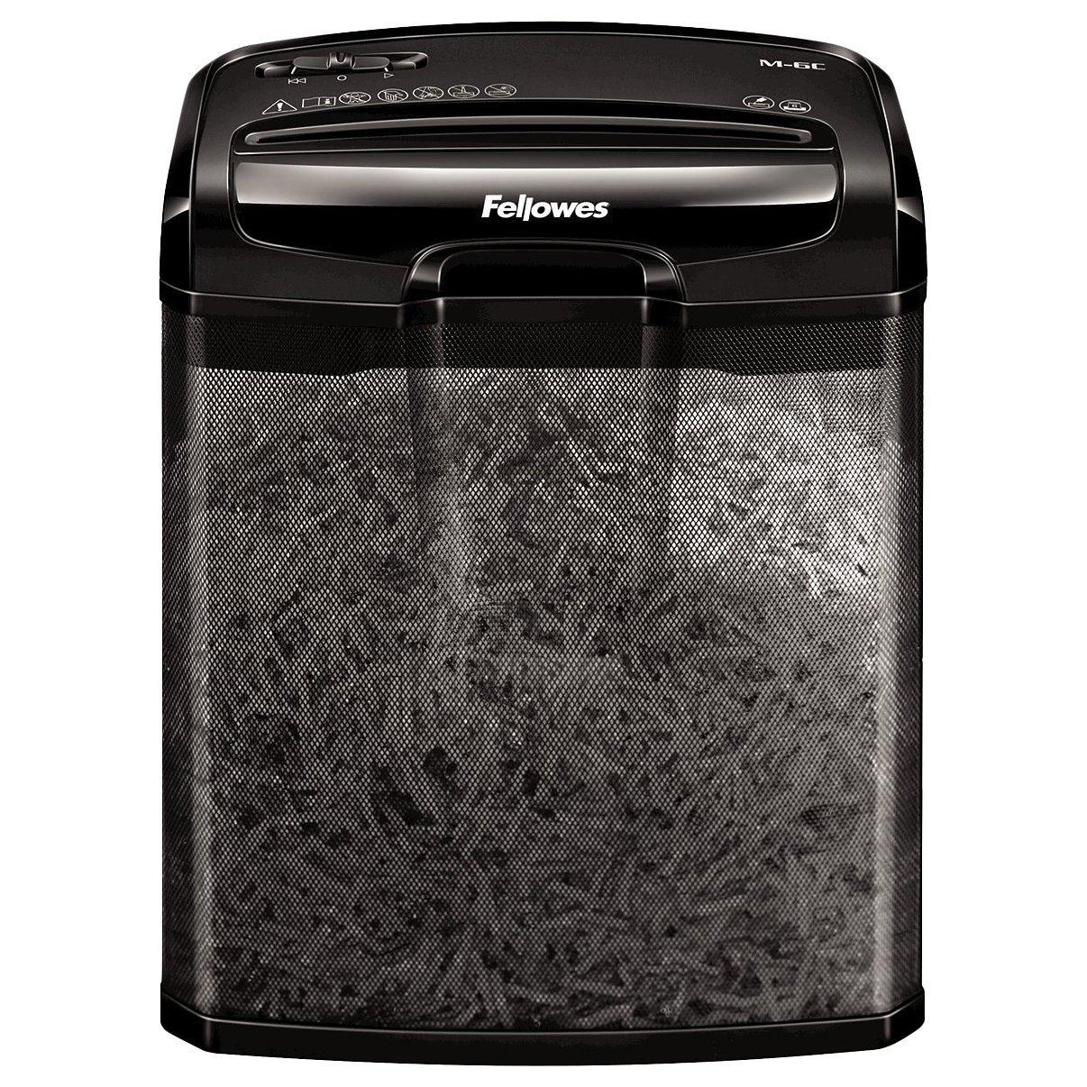 Fellowes Powershred M-6C Cross Cut Shredder, 13L