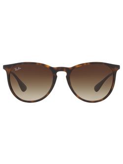 Ray-Ban RB4171 Women's Erica Sunglasses, Havana/Brown Gradient - view 2, Havana