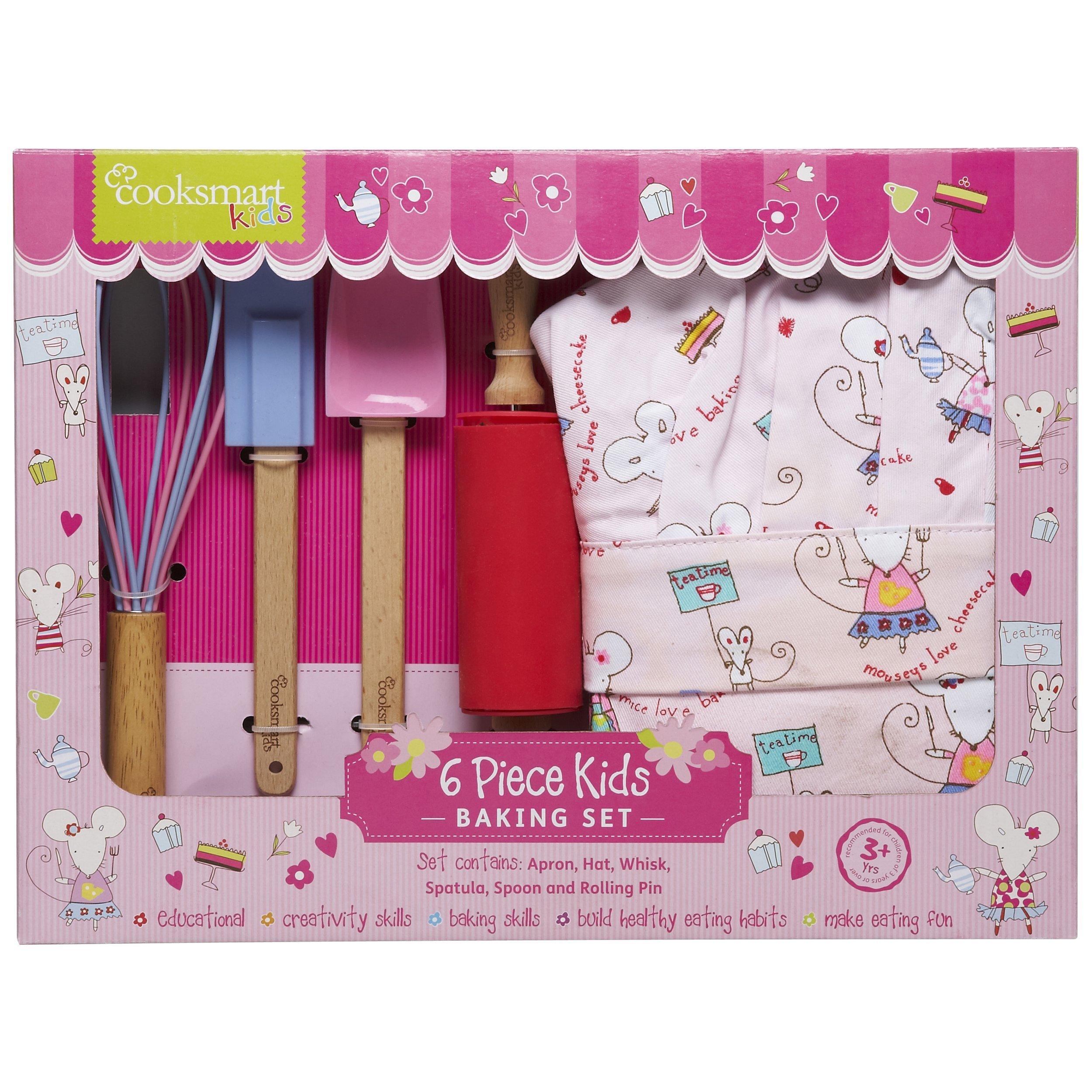 Cooksmart Kids 6 Piece Mousey Baking Set