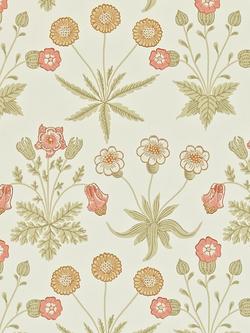 Morris & Co. Bird Daisy Wallpaper, Pink, 212560