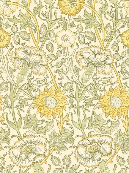 Morris & Co. Pink and Rose Wallpaper, 212569