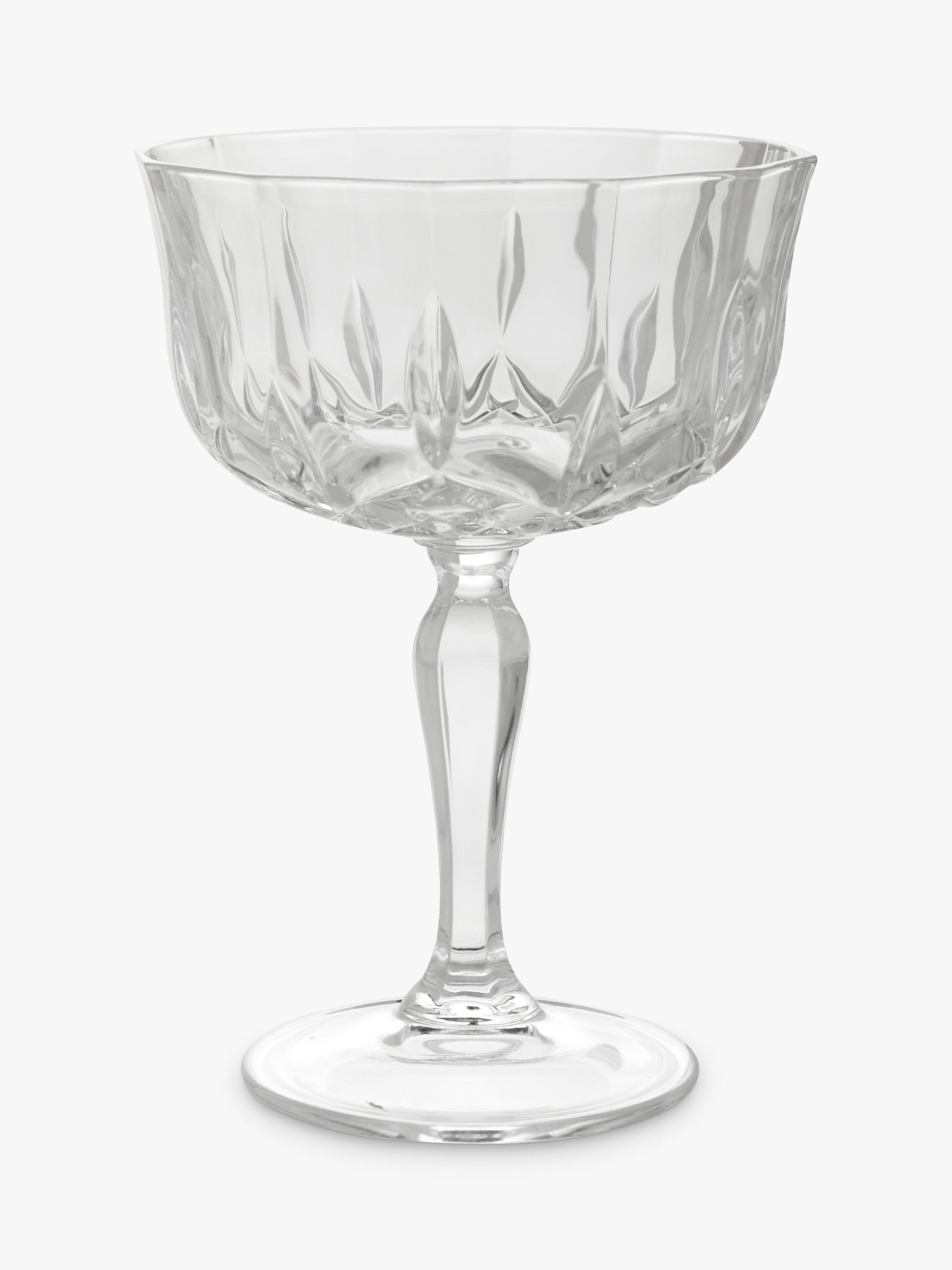 John Lewis & Partners Paloma Opera Crystal Glass Cocktail Coupe, 220ml, Clear