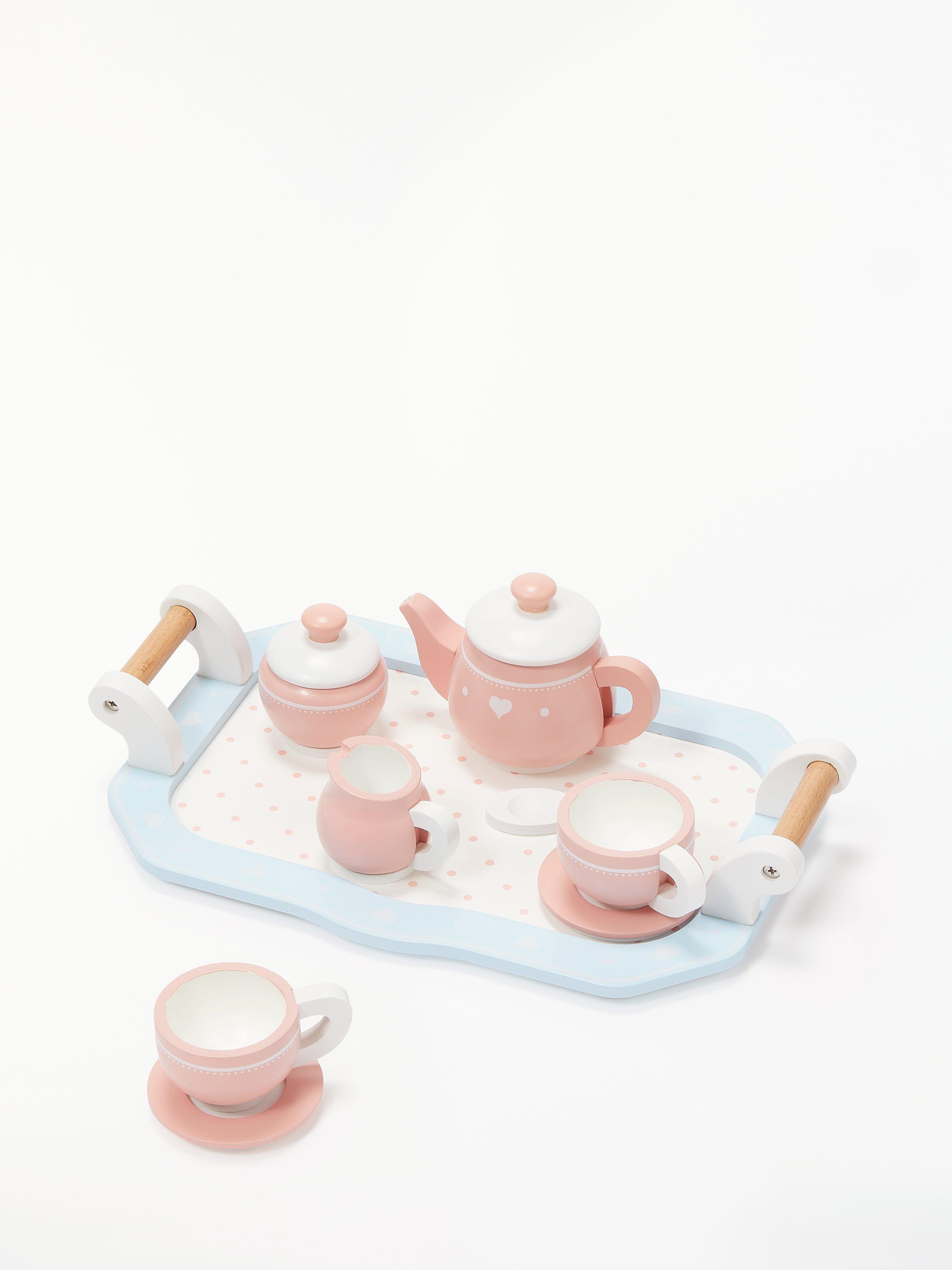 John Lewis & Partners Wooden Toy Tea Set
