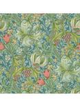 Morris & Co. Golden Lily Wallpaper, Mineral, Dmcw210430