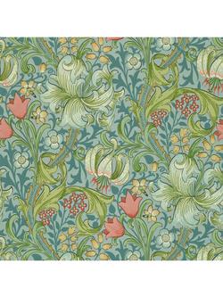 Morris & Co. Golden Lily Wallpaper, Mineral, Dmcw210430