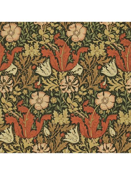 Morris & Co. Bird Compton Wallpaper, Brown
