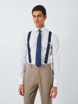 John Lewis Diamond Braces, Navy - view 2, Navy