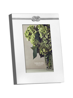 Vera Wang Infinity Photo Frame, 4 x 6" (10 x 15cm), Silver, Silver