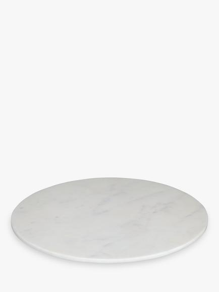 John Lewis Marble Cheeseboard, White, White