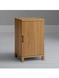 John Lewis Abacus Narrow Cupboard, FSC Certified (Oak Veneer), Natural
