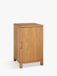 John Lewis Abacus Narrow Cupboard, FSC Certified (Oak Veneer), Natural