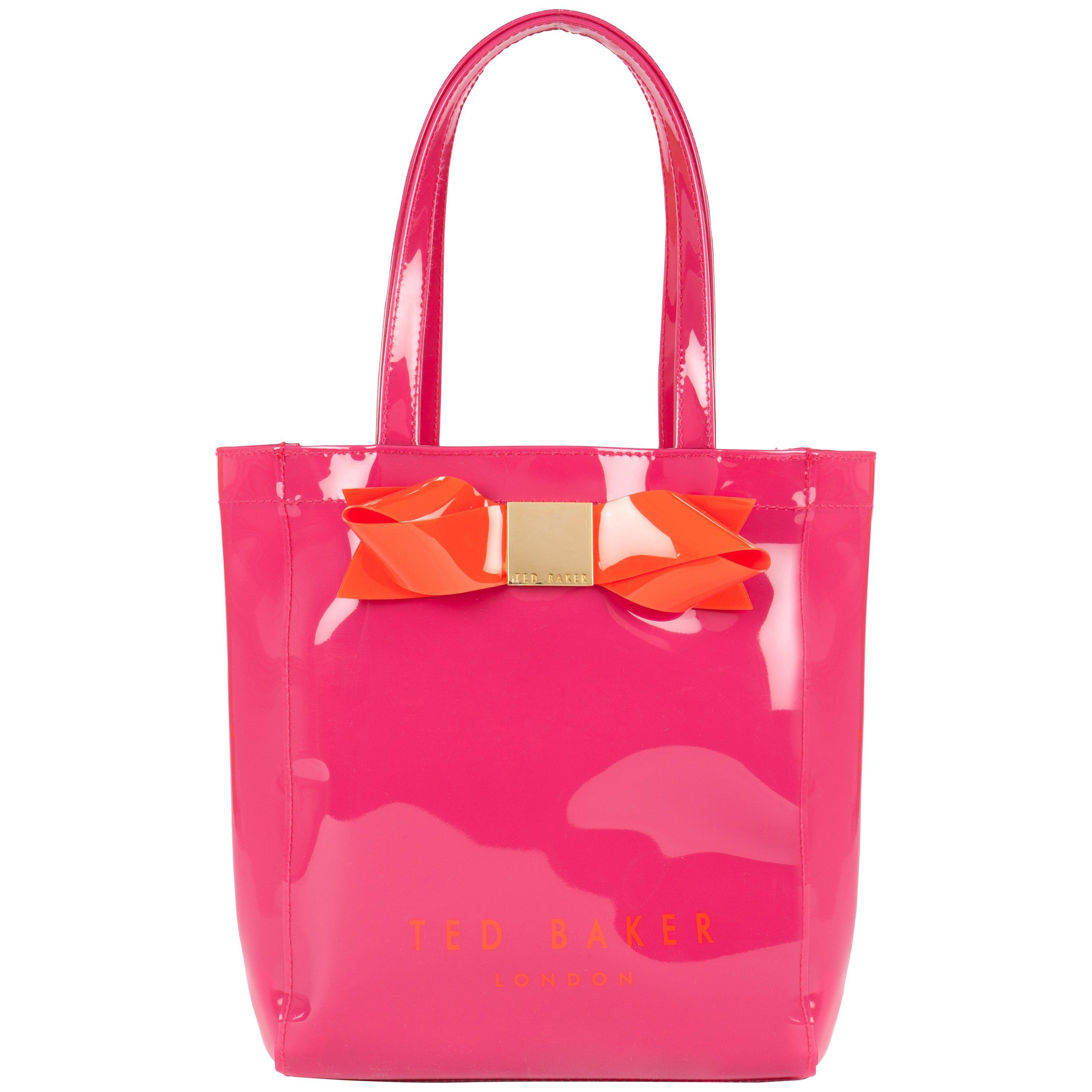 Ted Baker Tinicon Bow Icon Shopper Bag, Light Pink