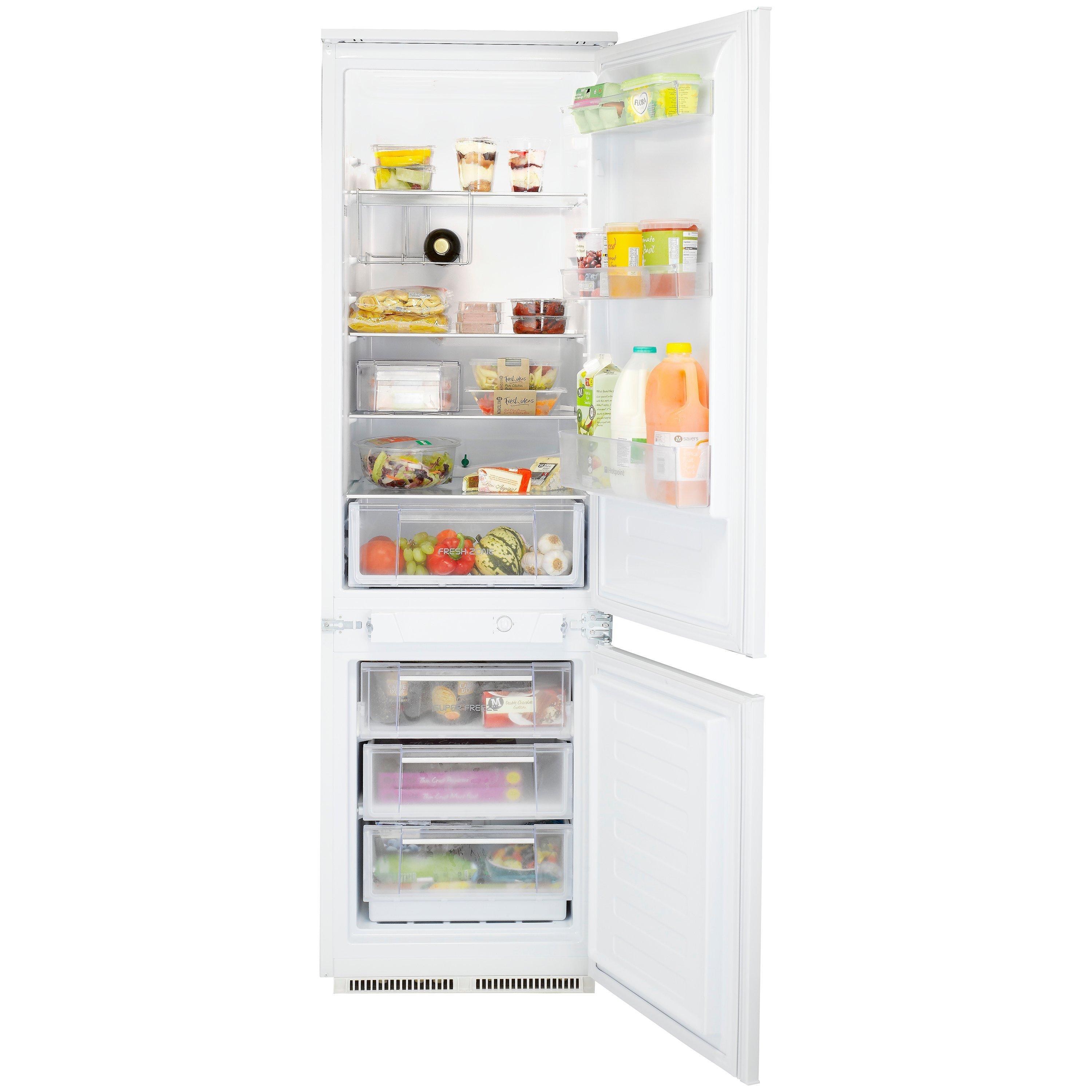Hotpoint HM31AA Integrated Fridge Freezer, A+ Energy Rating, 54cm Wide
