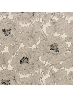 John Lewis Atulya Flower Made to Measure Curtains or Roman Blind, Cream, Cream