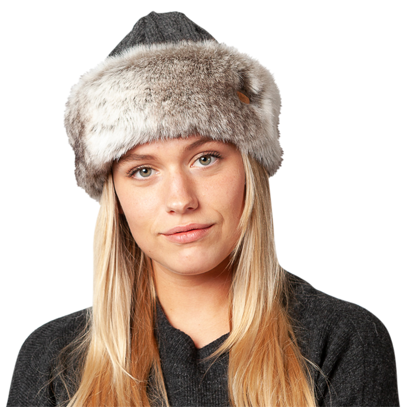 Barts Faux Fur Cable Bandhat One Size