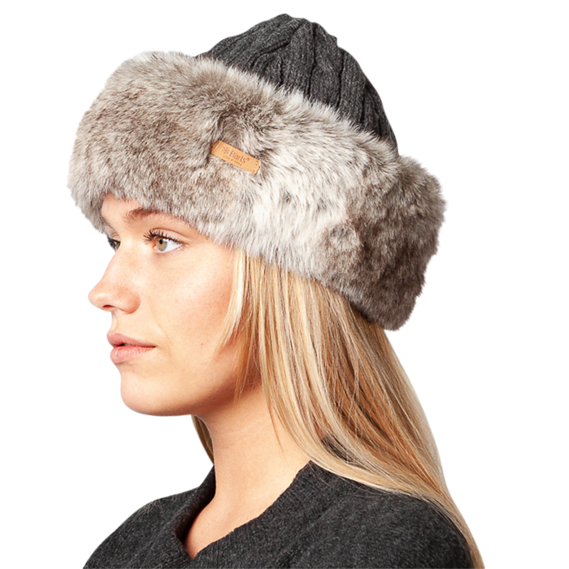 Barts Faux Fur Cable Bandhat One Size