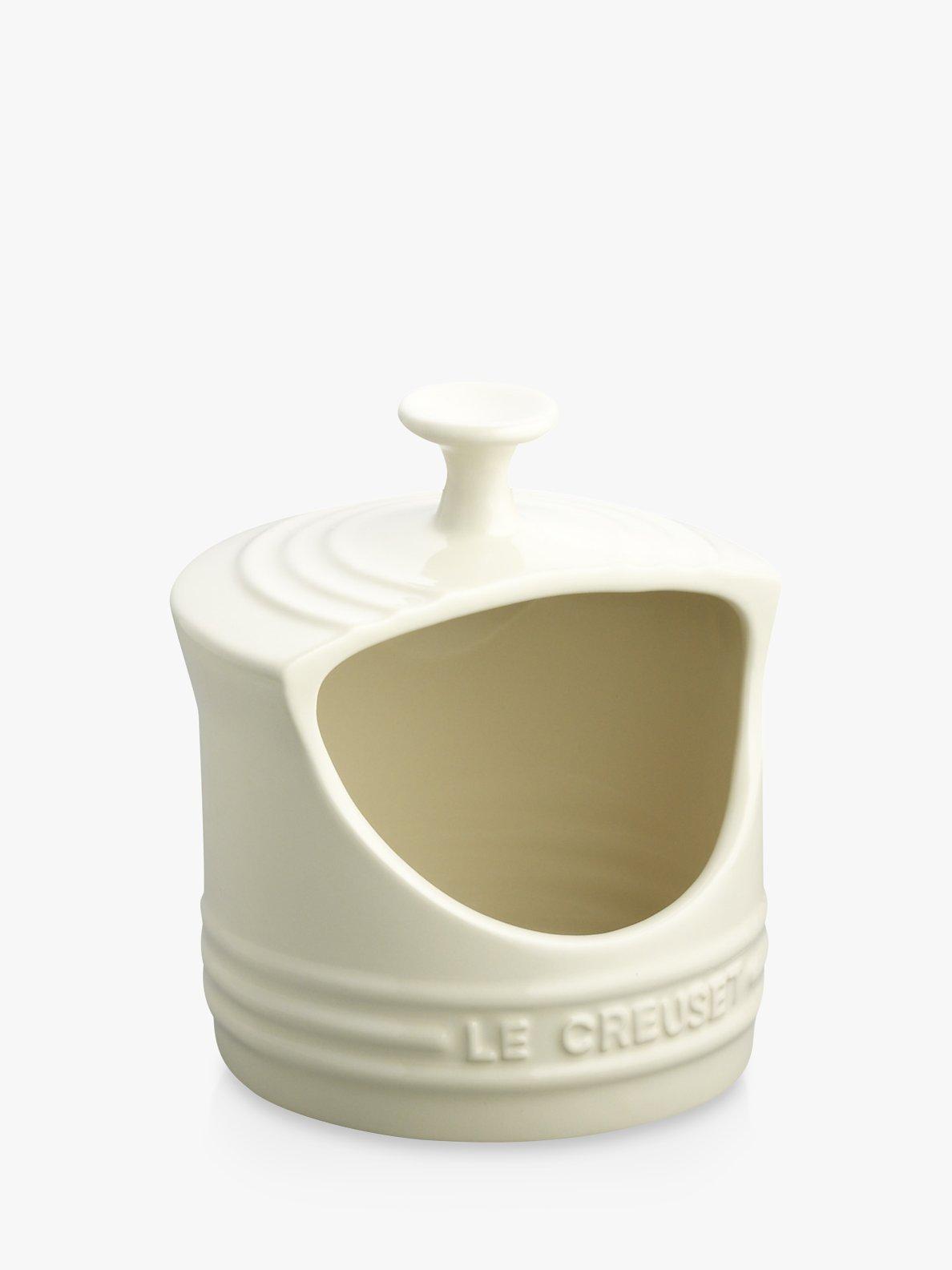 Le Creuset Stoneware Salt Pig, Almond