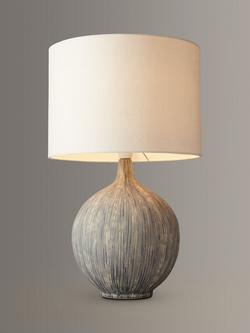 John Lewis Ebony Table Lamp, Slate