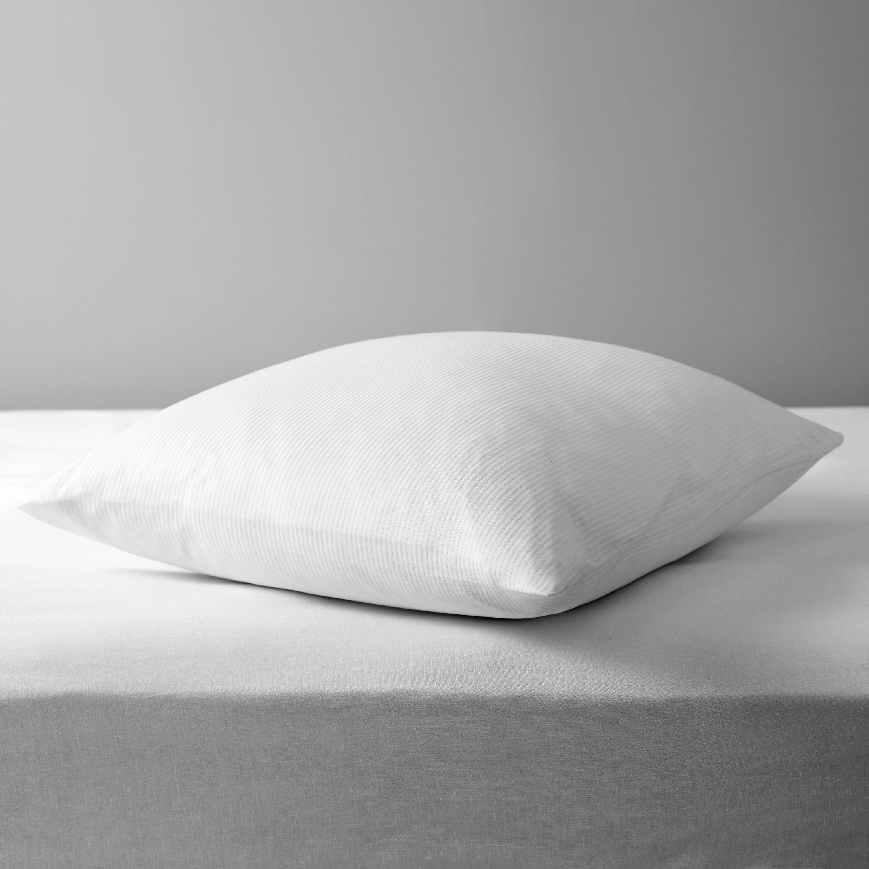 John Lewis Natural Cotton Square Pillow Liners, Pair