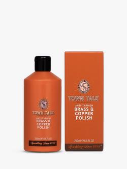Town Talk Unrivalled Anti-Tarnish Brass & Copper Polish, 250ml, 