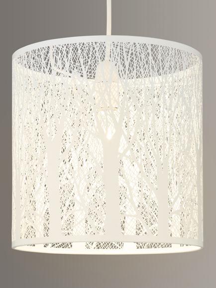 John Lewis Devon Easy-to-Fit Small Ceiling Shade, White