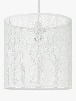 John Lewis Devon Easy-to-Fit Small Ceiling Shade - view 2, White