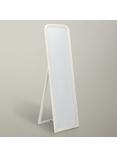 John Lewis Distressed Cheval Mirror, 170 x 50cm, Cream