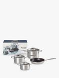 Le Creuset 3-Ply Stainless Steel Pan Set, 4 Piece