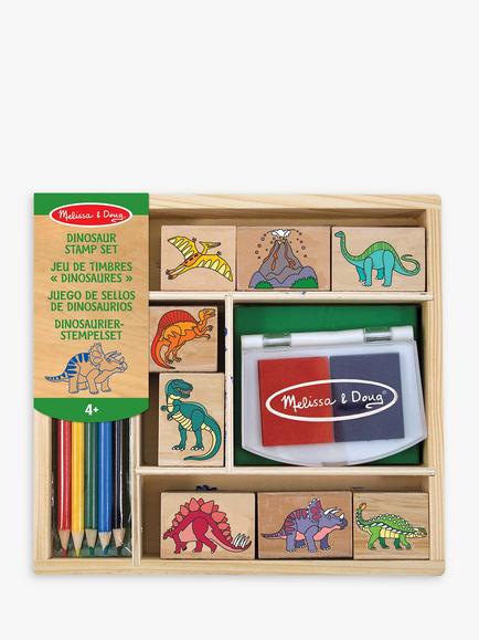 Melissa & Doug Dinosaur Stamp Set - view 2, Multi