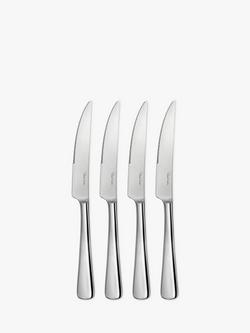 Robert Welch Malvern Stainless Steel Steak Knives, Set of 4, Silver