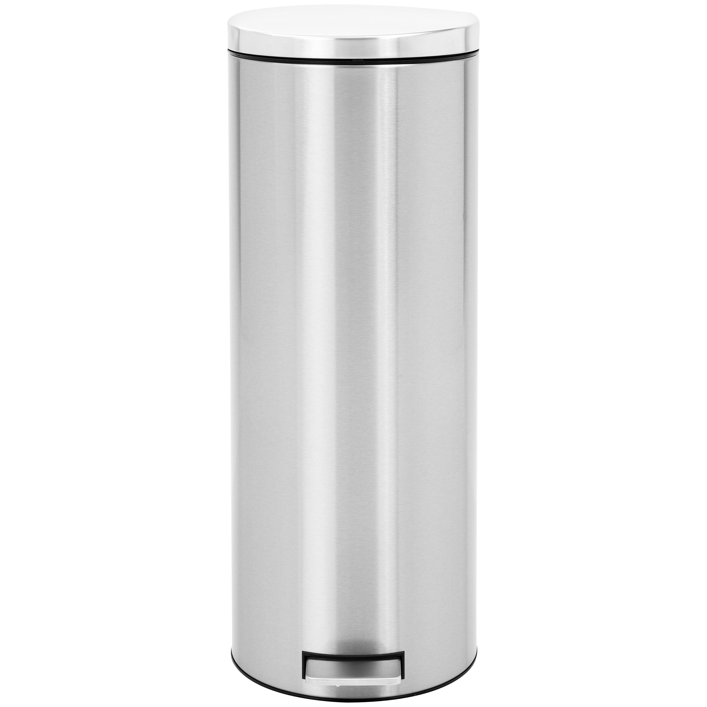 Brabantia Slimline Bin, Fingerprint Proof Matt Steel, 20L